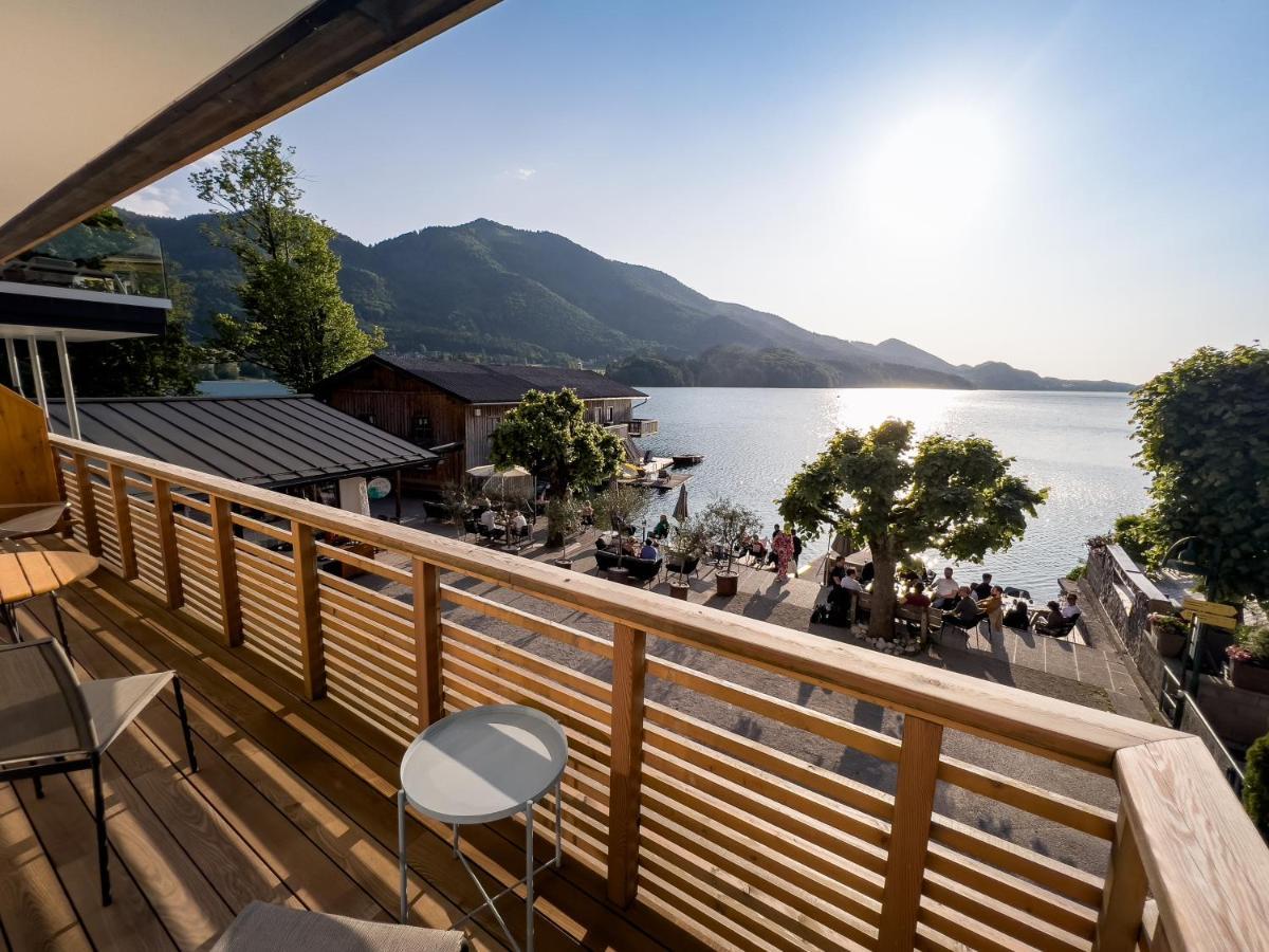Appartement Am See Fuschl am See Bagian luar foto