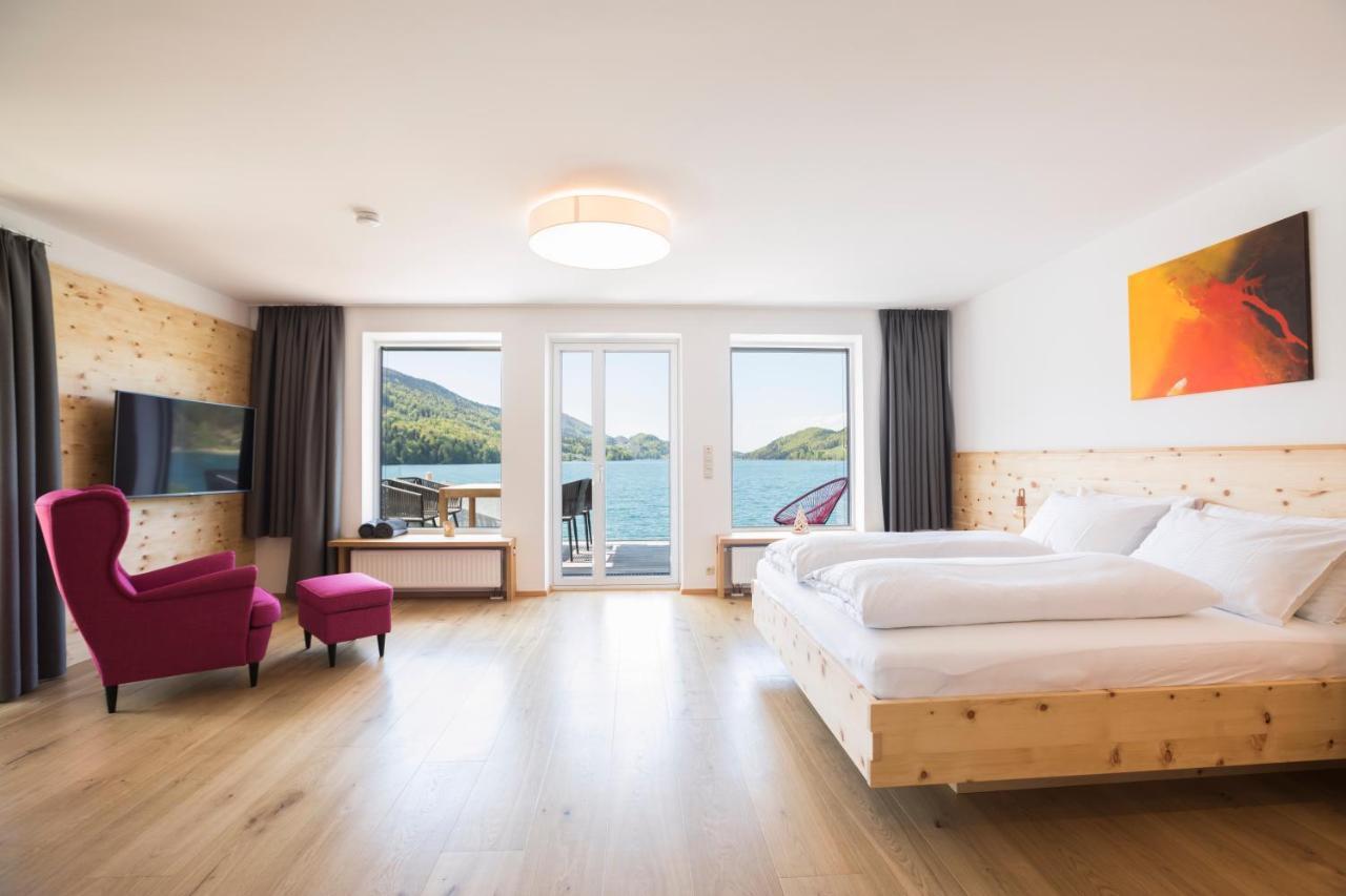 Appartement Am See Fuschl am See Bagian luar foto